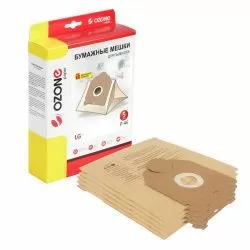 Мешки-пылесборники Ozone бумажные 5 шт для LG