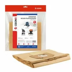 Мешки-пылесборники Ozone бумажные 5 шт для BOSCH, HAMMER, HAMMERFLEX и др.