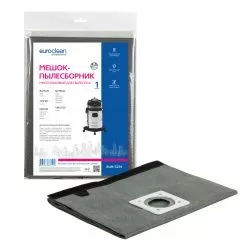 Мешок-пылесборник Euroclean многоразовый с текстильной застежкой для BAIYUN, COMET, DELVIR и др.
