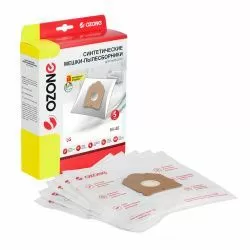 Мешки-пылесборники Ozone синтетические 5 шт + микрофильтр для LG