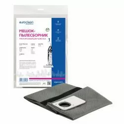 Мешок-пылесборник Euroclean многоразовый с текстильной застежкой для ELECTROLUX, HAKO, LINDHAUS и др.