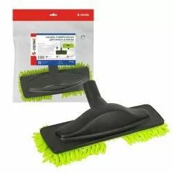 Универсальная насадка для профессионального пылесоса Ozone для паркета и плитки с микрофиброй, под трубку 32 и 35 мм