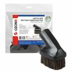 Щетка для профессионального пылесоса Ozone с длинным натуральным ворсом, под трубку 32 мм