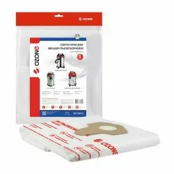 Мешки-пылесборники Ozone синтетические 5 шт для BAUMASTER, BENNETT, DEKO и др.