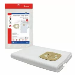 Универсальные синтетические фильтр-мешки Ozone, диаметр фланца 58-70 мм, до 36 л, вертикальные, 5 шт