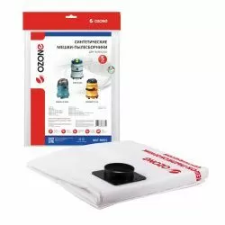 Мешки-пылесборники Ozone синтетические 5 шт для GISOWATT, MAKITA