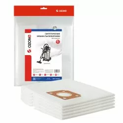 Мешки-пылесборники Ozone синтетические 5 шт для DAEWOO, OASIS, STURM и др.