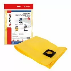 Мешки-пылесборники Ozone бумажные 5 шт для GISOWATT, NILFISK