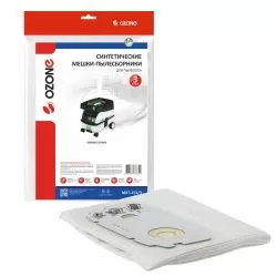 Мешки-пылесборники Ozone синтетические 3 шт для FESTOOL