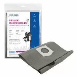 Мешок-пылесборник Euroclean многоразовый с текстильной застежкой для BENNETT, FAVOURITE, FINEPOWER и др.