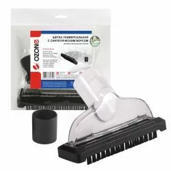 Универсальная щетка для профессионального пылесоса Ozone с синтетическим ворсом, под трубку 32 и 35 мм