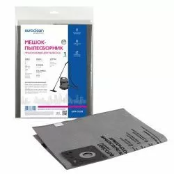 Мешок-пылесборник Euroclean многоразовый с текстильной застежкой для COLUMBUS, COMAC, HAKO и др.