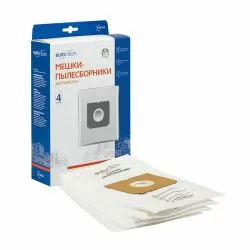 Мешки-пылесборники Euroclean синтетические 4 шт для SINGER, ELECTROLUX, ZANUSSI и др.