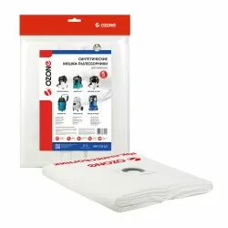 Мешки-пылесборники Ozone синтетические, пластиковый фланец 5 шт для CHAO BAO, COMAC, FESTOOL и др.