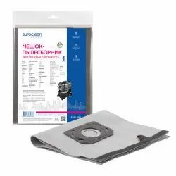 Мешок-пылесборник Euroclean многоразовый с текстильной застежкой для KARCHER, AEG, HAMMERFLEX и др.