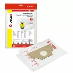 Мешки-пылесборники Ozone синтетические 2 шт для AEG, ALFATEC, BRAUN и др.